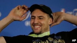 Klay Thompson, Oakland, Californie, USA, le 12 juin 2017