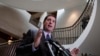 FILE - House Intelligence Committee Chairman Devin Nunes, R-Calif., left, speaks to reporters at the Capitol in Washington, March 24, 2017.