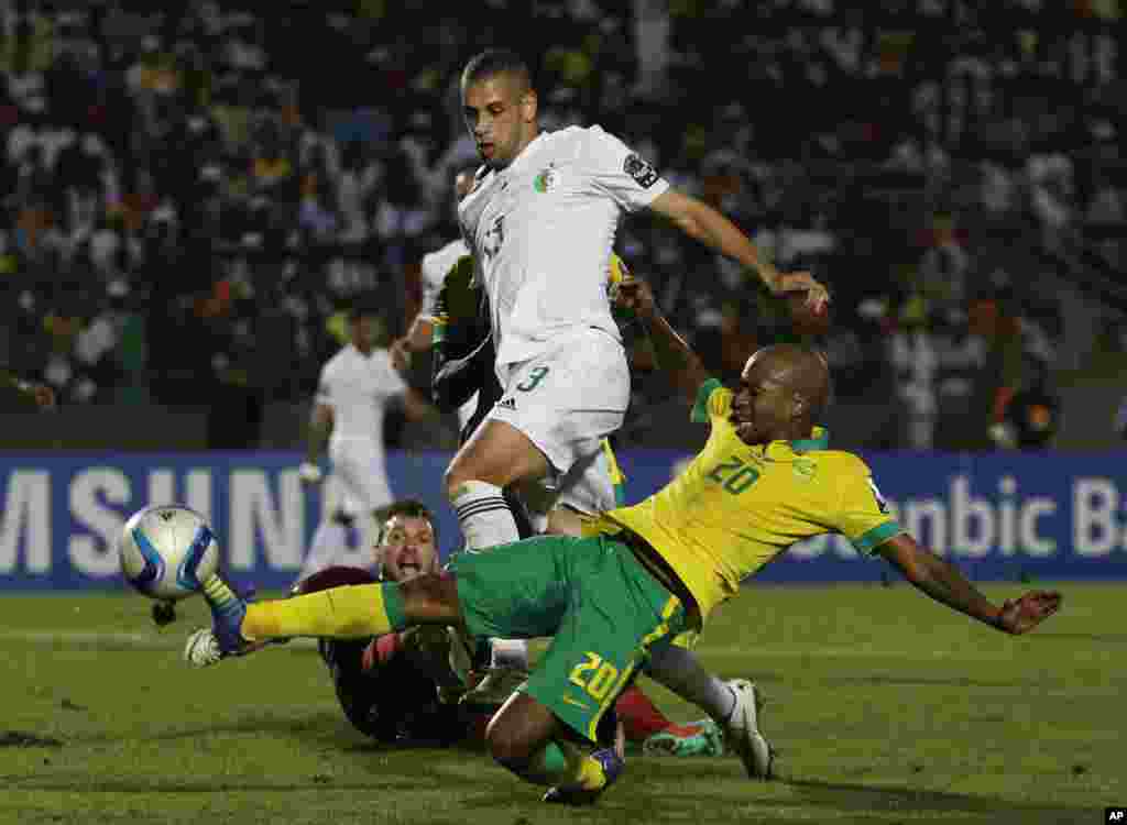 L'Afrique et l'Algérie lors des matchs en groupes