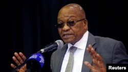 Le président sud-africain Jacob Zuma, 30 mai 2017.
