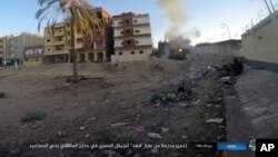 Une attaque meurtrière du groupe Etat islamique contre un poste de police dans le Sinaï, Egyte, 9 janvier 2017.