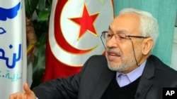 Rachid Ghannouchi, leader d'Ennahda, 2013