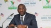 Le ministre ivoirien du commerce, Souleymane Diarrassouba, à la cérémonie de clôture de la 16eme conférence de l’Agoa à Lomé, Togo, 10 août 2017. (VOA/Kayi Lawson)