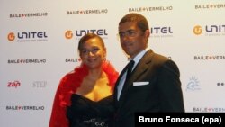 Isabel dos Santos com o marido Sindika Dokolo. 