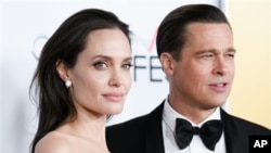 Angelina Jolie et Brad Pitt, Los Angeles, 5 novembre 2015