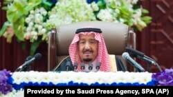 Le roi Salmane d'Arabie, le 19 novembre 2018, à Riyad, en Arabie saoudite.