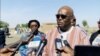 Le président du Faso Roch Kaboré à Yirgou, le 6 janvier 2019. (VOA/Lamine Traoré)
