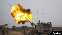 L'armée saoudienne tire sur le Yémen, le 20 décembre 2017.