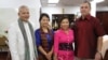 William A. Heidt, U.S. Ambassador to Cambodia, and his wife, Sotie Heidt are pictured with local Cambodian-Americans at Buddhikarama temple, Maryland, July 23, 2017. (Nem Sopheakpanha/VOA Khmer)