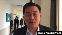 台灣執政黨民進黨立委王定宇（美國之音張永泰拍攝）