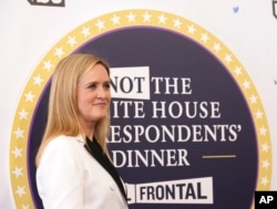 Samantha Bee arrives for "Full Frontal with Samantha Bee's Not the White House Correspondents' Dinner" at DAR Constitution Hall in Washington, April 29, 2017.