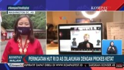 Laporan Langsung VOA untuk KompasTV: Peringatan HUT RI di Amerika Dilakukan Dengan Prokes Ketat