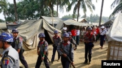 ជំរំ​ជន​ជាតិ Rohingya​ នៅ​ទីក្រុង​ Sittwe ប្រទេស​ភូមា។