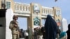 A Pakistani soldier keeps guard at the Friendship Gate, crossing point at the Pakistan-Afghanistan border town of Chaman, Pakistan, March 7, 2017.