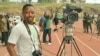Cameroonian journalist Samuel Wazizi is seen in an undated photo from social media (Twitter @mosesngwanah).