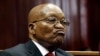 L'ancien président sud-africain Jacob Zuma à Durban, en Afrique du Sud, le 6 avril 2018.