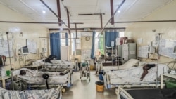 Des patients gravement blessés dans un hôpital de l'unité du CICR à Goma, capitale du Nord-Kivu en RDC, le 20 janvier 2025.