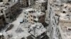L'ex-ville syrienne rebelle de Douma à la périphérie de Damas, Syrie, 17 avril 2018. (AFP PHOTO / STRINGER)