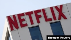 資料照：網飛(Netflix)在荷里活的辦公大樓