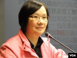國民黨籍立委羅淑蕾 （美國之音申華拍攝）
