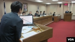 台灣立法院外交及國防委員會5月31日質詢的情形