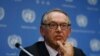 FILE - United Nations Deputy Secretary-General Jan Eliasson at the United Nations headquarters in New York. 