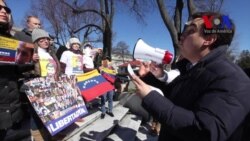 Venezolanos en Washington piden libertad de Leopoldo López