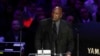 Michael Jordan en larmes lors des hommages à Koby Bryant et sa fille Gianna, USA, le 24 février 2020.