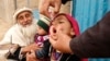FILE - A child receives a polio vaccination during an anti-polio campaign on the outskirts of Jalalabad, March 16, 2015.