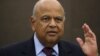 Le ministre des Finances sud-africain, Pravin Gordhan, lors d'une conférence de presse à Sandton près de Johannesburg, le 14 mars 2016.