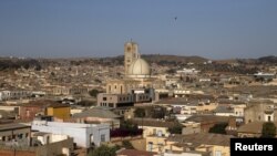 Vue sur la capitale, Asmara, en Eryhtrée, le 19 février 2016.