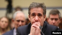 Michael Cohen, l'ancien avocat personnel du président américain Donald Trump, lors de son audition publique au congrès américain, le 27 février 2019. REUTERS / Jonathan Ernst 