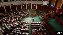 Session plénière du parlement tunisien à Tunis, le 28 juillet 2018.