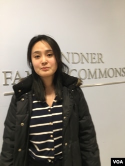 台灣淡江大學中國大陸研究所助理教授呂冠頤 （美國之音鍾辰芳拍攝）