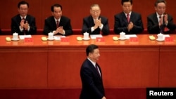 中國國家主席習近平出席十九大會議