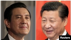 馬英九(左)與習近平(右) [資料圖片]