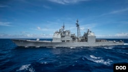 “安提坦號”導彈巡洋艦資料照(美國海軍資料照片)