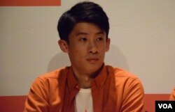 青年新政召集人劉頌恆。（美國之音湯惠芸攝）