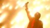 Le chanteur canadien The Weeknd lors du Super Bowl LV, le 7 février 2021 à Tampa Bay, en Floride.