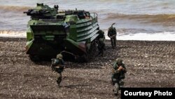 台灣軍方年度漢光演習三軍聯合反登陸作戰於2020年7月16日展開。 （台灣國防部提供）
