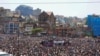 Mkutano wa hadhara wa viongozi wa M23 na wakazi wa Bukavu, Februari 27, 2025. Picha ya Reuters