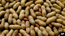 FILE - Peanuts are on display in New York.
