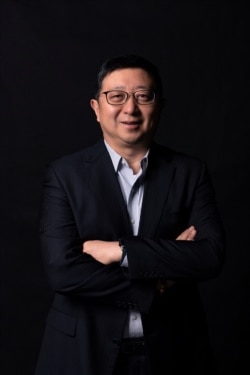 阿里巴巴發布的集團新任首席財務官徐宏的照片。（2021年12月6日）