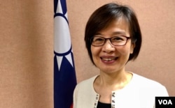 台灣陸委會港澳蒙藏處處長杜嘉芬。（美國之音湯惠芸攝）