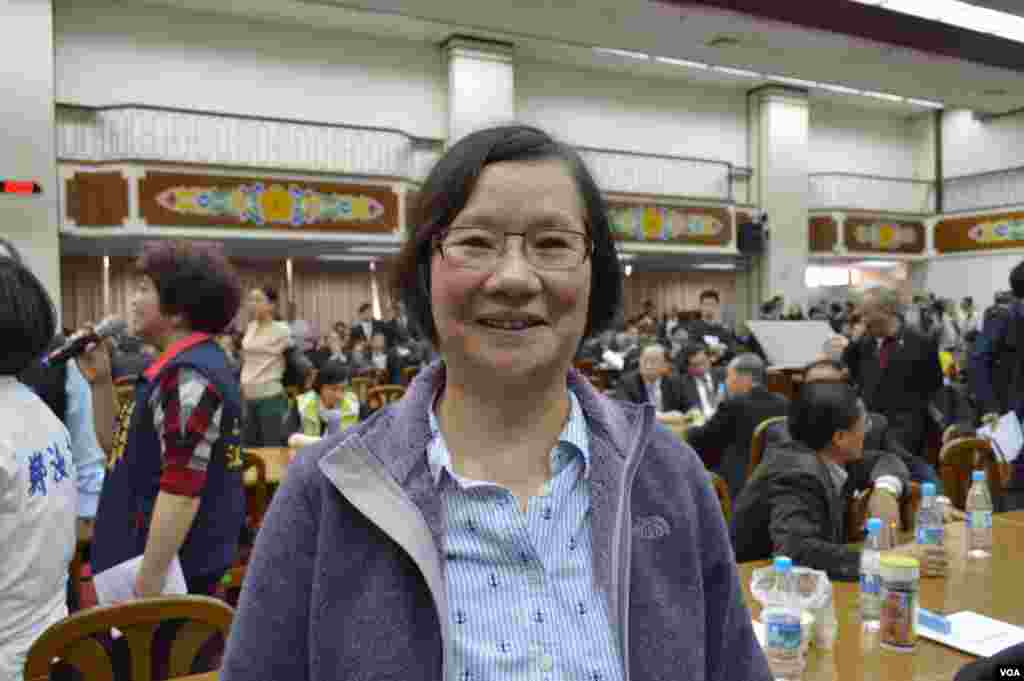 國民黨立委羅淑蕾(美國之音申華拍攝)