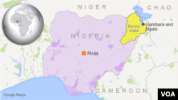 Carte du Nigeria