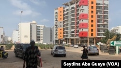 Une rue de Dakar, la capitale du Sénégal, le 15 juillet 2021.