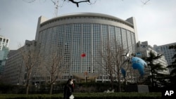 中國外交部大樓。（2020年3月18日）