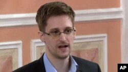 Edward Snowden, le dénonciateur du vaste système de surveiallance américain ,était le sujet du documentaire "Citizenfour" de Laura Poitras (AP) 