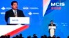 Pakistani Defense Minister Khurram Dastgir Khan attends the VII Moscow Conference on International Security MCIS-2018 in Moscow on April 4, 2018.